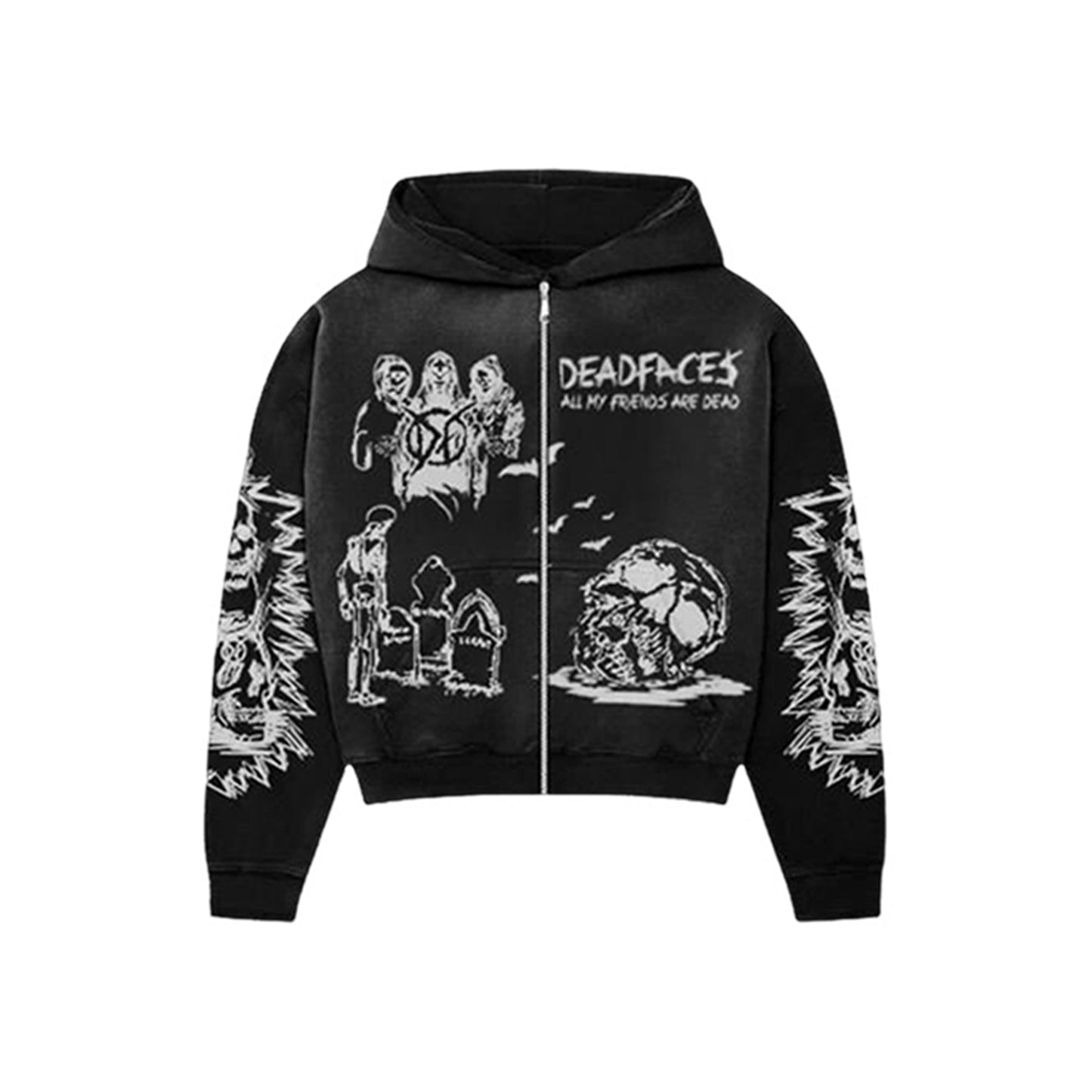 DeadFaces All Over Reaper Hoodie